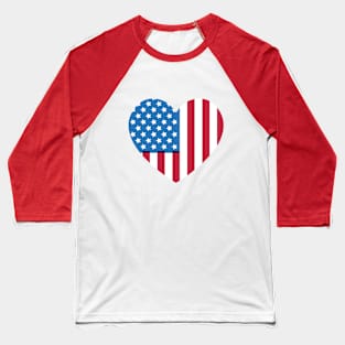 American Heart Baseball T-Shirt